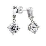 pendants argent rhodié