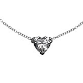 pendentif coeur  zirconium