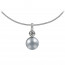 pendentif perle et zirconium